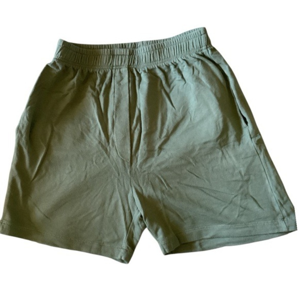 Sundry x Anthropologie Women's Olive Green Boyfriend Shorts Size S NWT